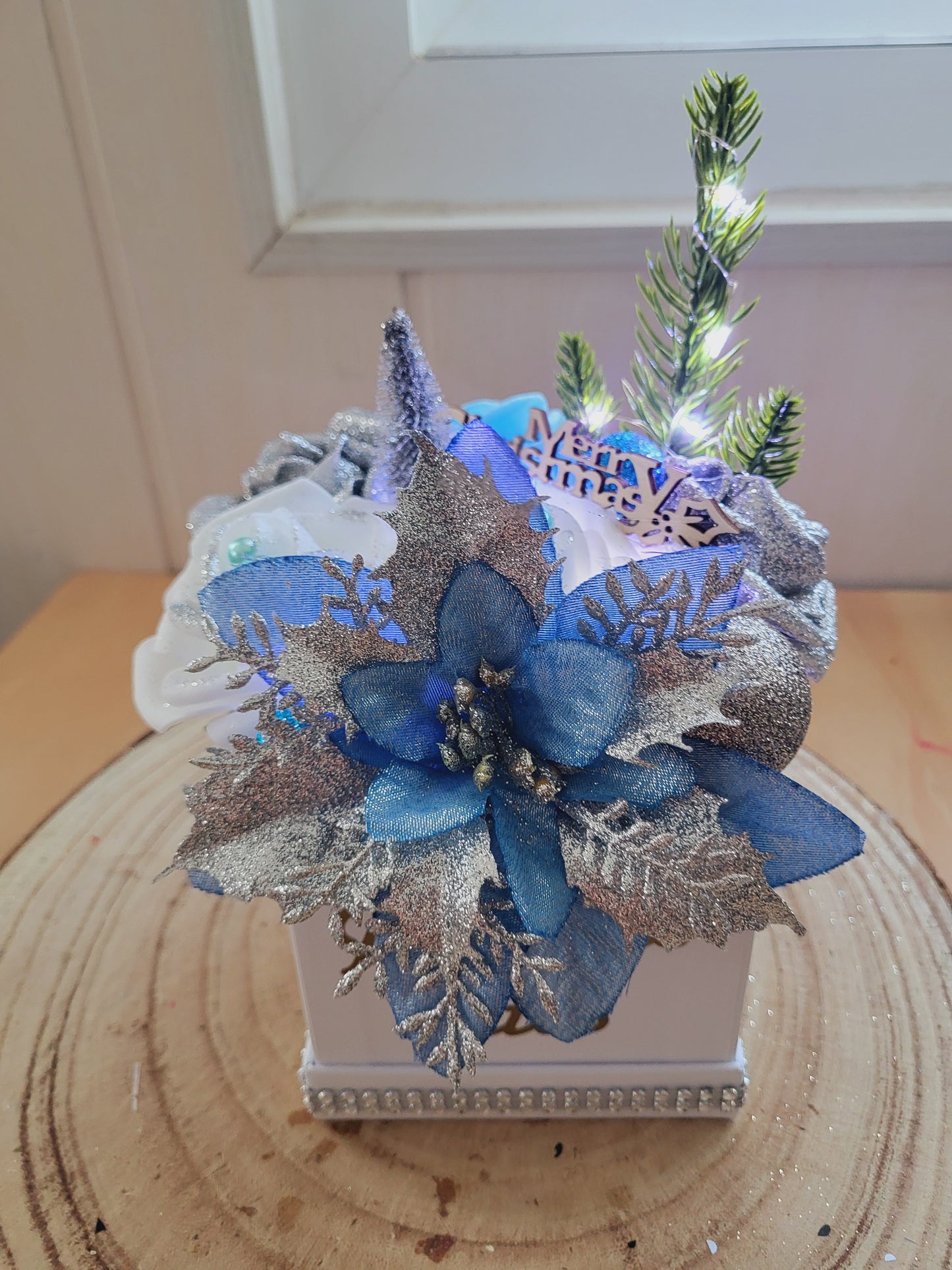 Boîte de Noël lumineuse