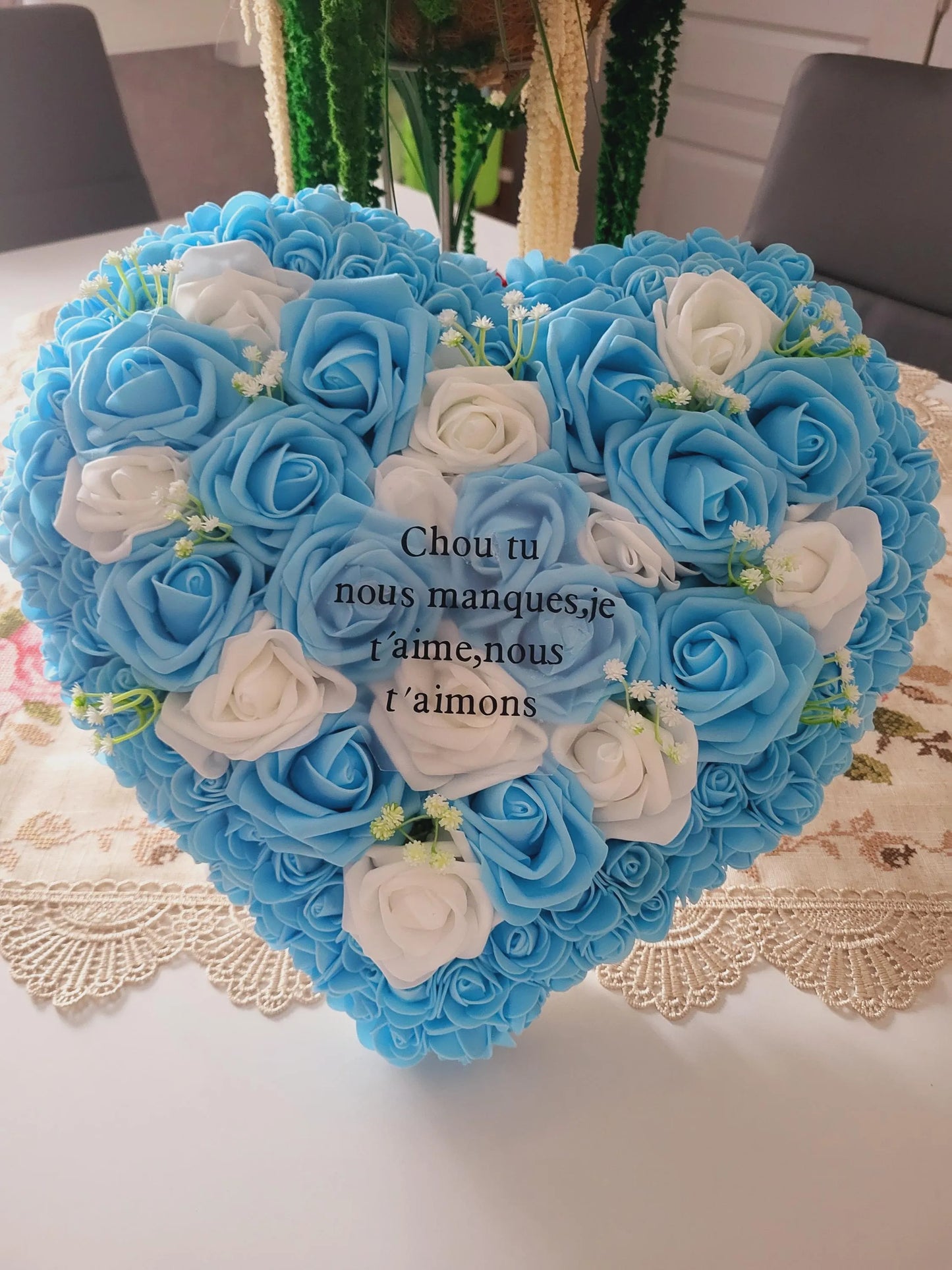 Coeur pour poser sur un monument funéraire
