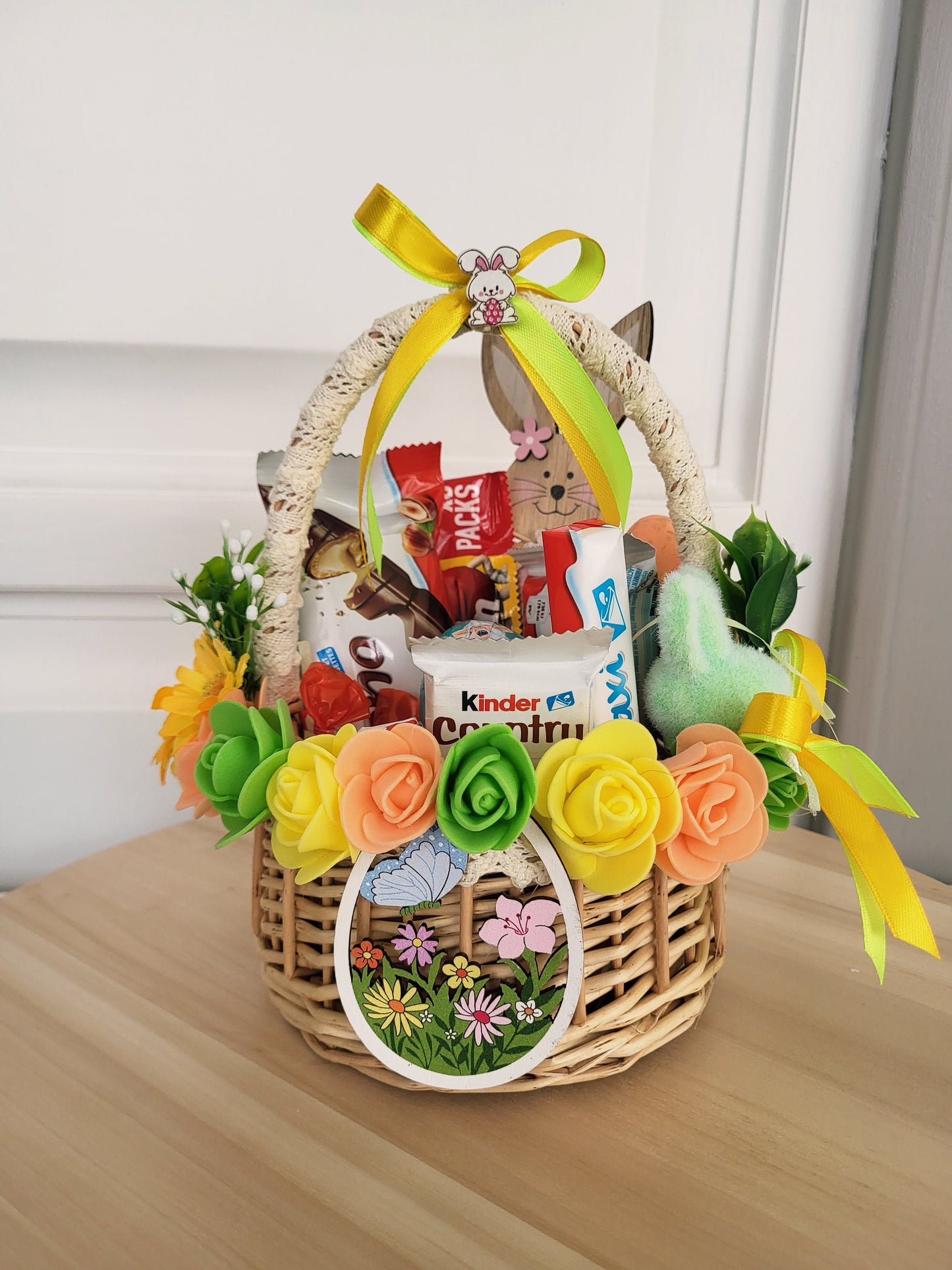 Petit panier de paques garni