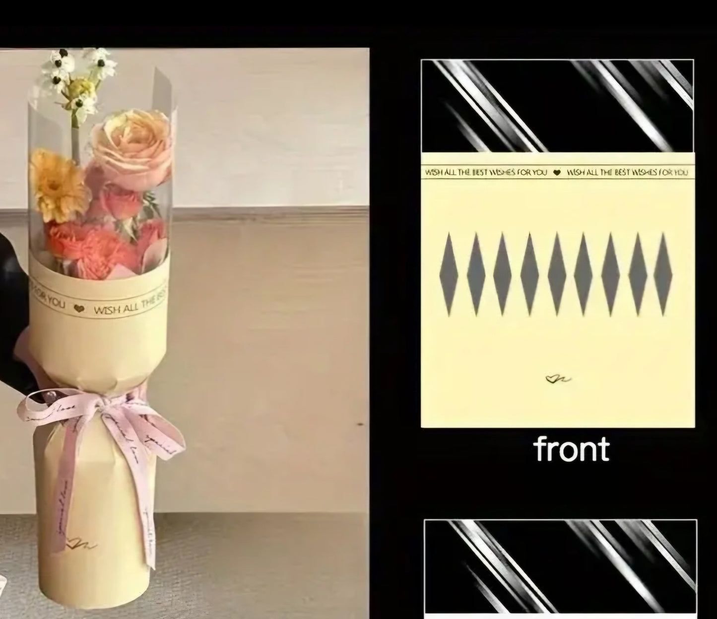 Bouquet FOR YOU avec led