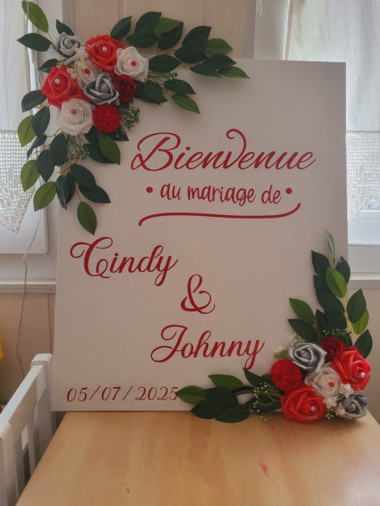 Panneau de bienvenue