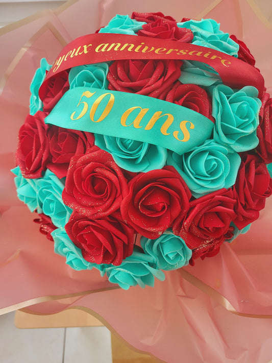 Bouquet de 50 roses