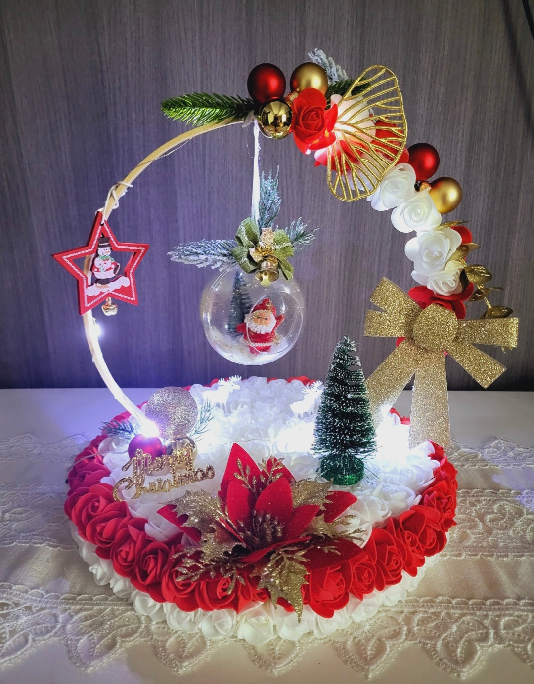 Centre de table de Noël