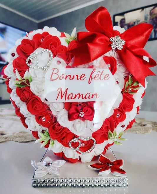 Coeur sur support personnalisé