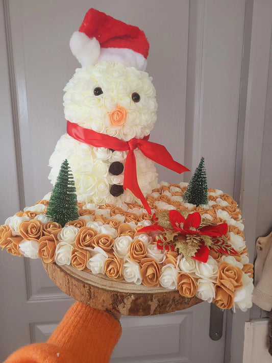 Plaque bonhomme de neige