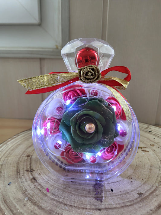 Bouteille déco avec led