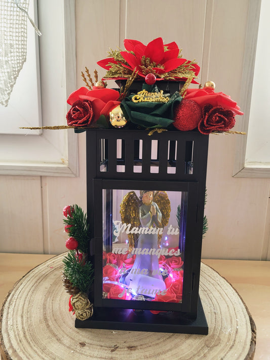 Lanterne ange de noël