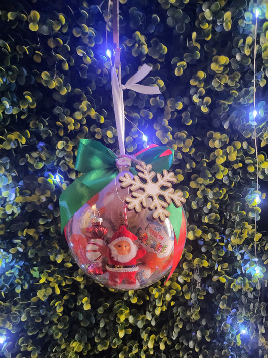 Boule de noël a suspendre