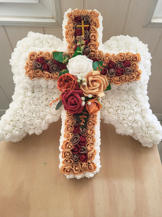 Croix ailles d'ange pour monuments funéraire