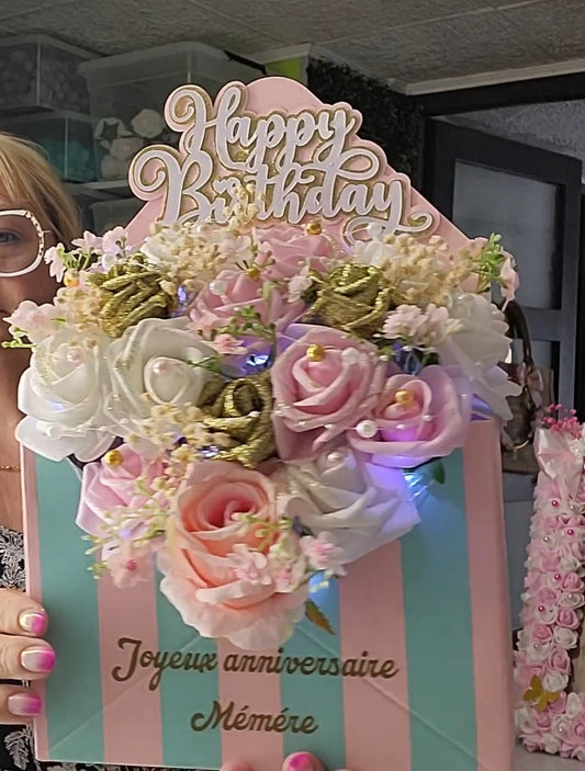 Boite florale enveloppe