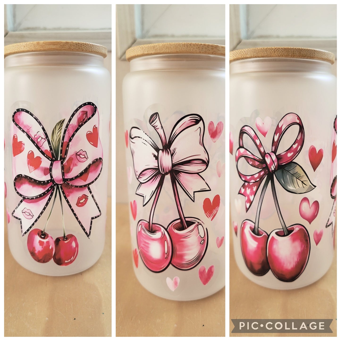 Gobelet en verre avec paille